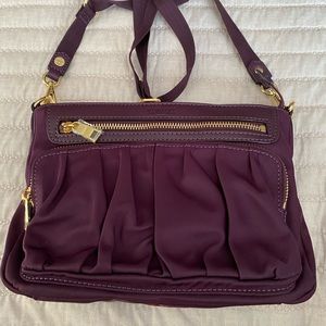 MZ Wallace Abbey Crossbody in Mulberry - Brand New
